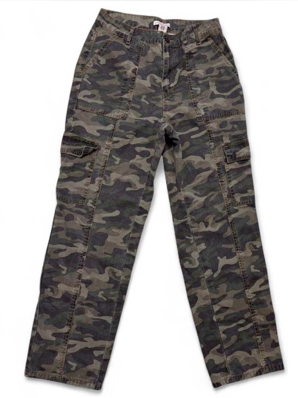Y2K Armycore Camo Cargo Pants Grunge Utility Streetwear Sincerely Jules 9/28